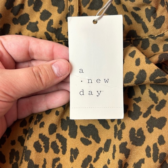 NWT Black/Brown Leopard Animal Print Shorts-A New Day - Picture 3 of 7